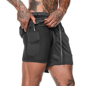 SHORT DE BOLSO SEGURO 2 EM 1